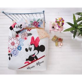 Taç Disney Minnie Mouse Watercolour Çift Kişilik Nevresim Takımı