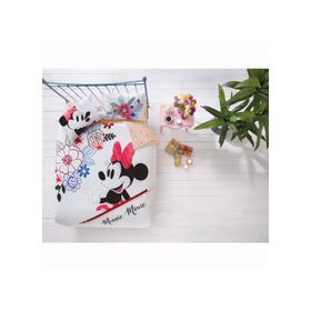 Taç Disney Minnie Mouse Watercolour Çift Kişilik Nevresim Takımı