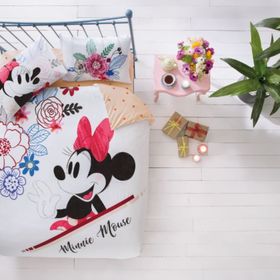 Taç Disney Minnie Mouse Watercolour Çift Kişilik Nevresim Takımı