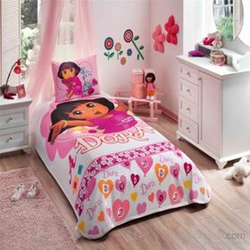 Taç Dora Adorable Lisanslı Tek Kişilik Pike Takımı