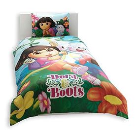 Taç Dora And Boots Tek Kişilik Nevresim Takımı