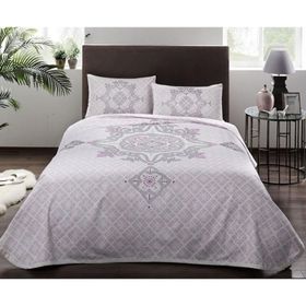 Taç Elegance Lila Tek Kişilik Pike Takım