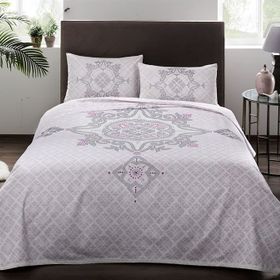 Taç Elegance Lila Tek Kişilik Pike Takımı