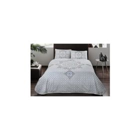 Taç Elegance Turkuaz Çift Kişilik Baskılı Pike Takımı