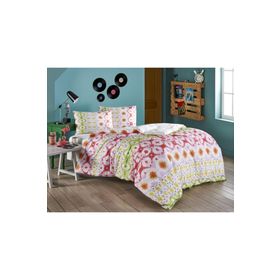 Taç Enzo Yeşil Ranforce Çift Kişilik Nevresim Takımı