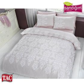 Taç Esther Pamuk Saten Çift Kişilik Nevresim Takımı