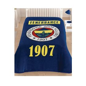 Taç Fb Fenerbahçe Klasik Logo Tek Kişilik Lisanslı Battaniye