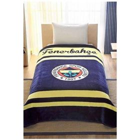 Taç Fb Fenerbahçe Klasik Logo Tek Kişilik Lisanslı Battaniye
