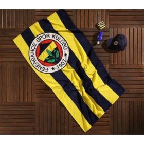 Taç Fenerbahçe Çubuklu Plaj Havlusu