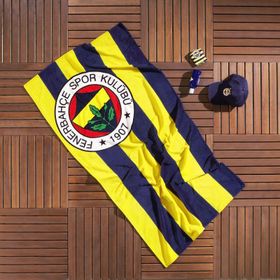 Taç Fenerbahçe Çubuklu Plaj Havlusu