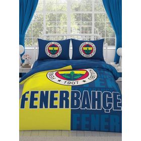 Taç Fenerbahçe Parçalı Logo Pamuk Nevresim Takımı