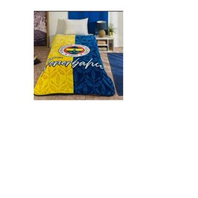 Taç Fenerbahçe Winter Lisanslı Lacivert Sarı 150x200 cm Tek Kişilik Battaniye