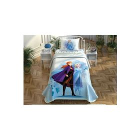 Taç Frozen 2 Sisters Tek Kişilik Pike Takımı