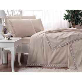 Taç Frozen Camel Çift Kişilik Pike Takımı