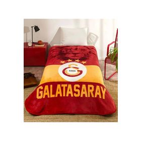 Taç Galatasaray Klasik Aslan Lisanslı Tek Kişilik Battaniye