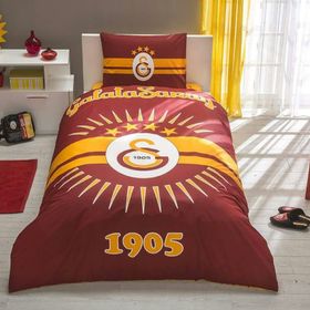 Taç Galatasaray Logo Lisanslı Tek Kişilik Nevresim Takımı