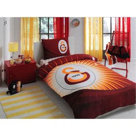 Taç Galatasaray Logo Lisanslı Tek Kişilik Nevresim Takımı