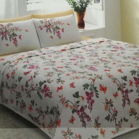 Taç Garden Pembe Çift Kişilik Pike Takımı