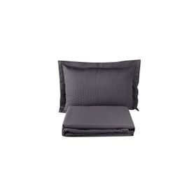 Taç Glory Antrasit 250x260 cm Çift Kişilik Yatak Örtüsü Seti