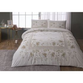 Taç Glory Krem 200 x 220 cm Çift Kişilik Nevresim Takımı