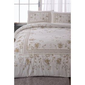 Taç Glory Krem 200 x 220 cm Çift Kişilik Nevresim Takımı