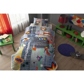 Taç Good Vibes Tek Kişilik Nevresim Takımı