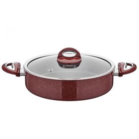 Taç Granit 22 cm Basık Tencere
