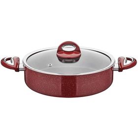 Taç Granit 24 cm Basık Tencere