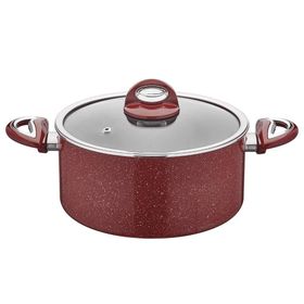Taç Granit 28 Cm Derin Tencere