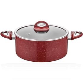 Taç Granit 30 Cm Derin Tencere
