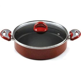 Taç Granit 32 cm Basık Tencere