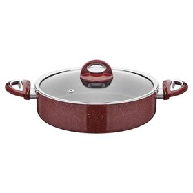 Taç Granit 32 cm Teflon Basık Tencere