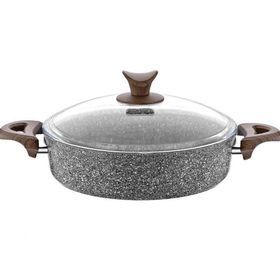 Taç Granit Plus Gri 26 cm Karnıyarık Tencere