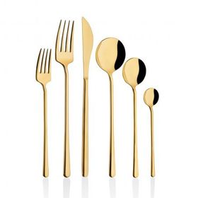 Taç Grasse 36 Parça Gold Çatal Kaşık Bıçak Seti