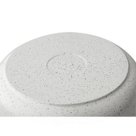 Taç Gravita Döküm Basık 26 cm Beyaz Tencere