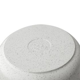 Taç Gravita Döküm Derin 20 cm Beyaz Tencere
