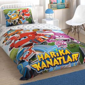 Taç Harika Kanatlar Süper Team Pamuk Nevresim Takımı