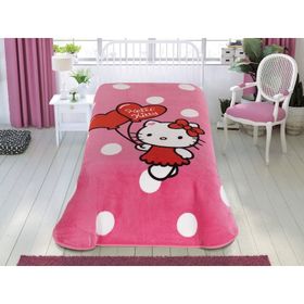 Taç Hello Kitty Cute Tek Kişilik Lisanslı Battaniye