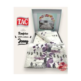 Taç Jenny Mor Ranforce Çift Kişilik Nevresim Takımı