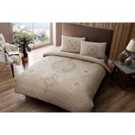 Taç Kahverengi Sianna 200 x 220 cm Çift Kişilik Nevresim Takımı