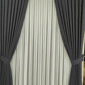 Taç Karartma Blackout Pilesiz Kum Beji 90x270 cm Fon Perde