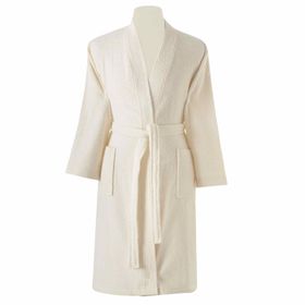 Taç Kimono Ekru Bornoz