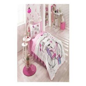 Taç Kristal Cute Girls Tek Kişilik Uyku Seti