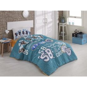 Taç Kristal Sporty Mint Kapitoneli Tek Kişilik Nevresim Takımı