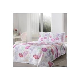 Taç Largo Pembe Çift Kişilik Pike Takımı