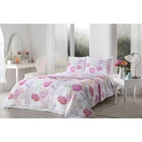Taç Largo Pembe Çift Kişilik Pike Takımı