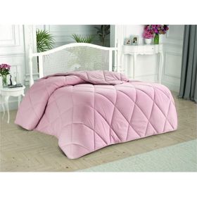 Taç Light Polar Pembe Çift Kişilik Yorgan Set