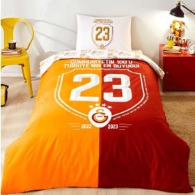 Taç Lisanslı 100. Yıl Galatasaray Şampiyonluk Tek Kişilik Nevresim Takımı