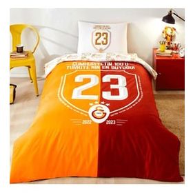 Taç Lisanslı 100. Yıl Galatasaray Şampiyonluk Tek Kişilik Nevresim Takımı