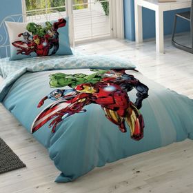 Taç Lisanslı Avengers Heroes Tek Kişilik Nevresim Takımı